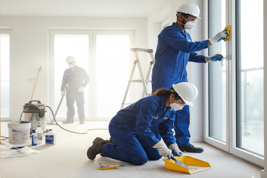 Curățenie post-constructor